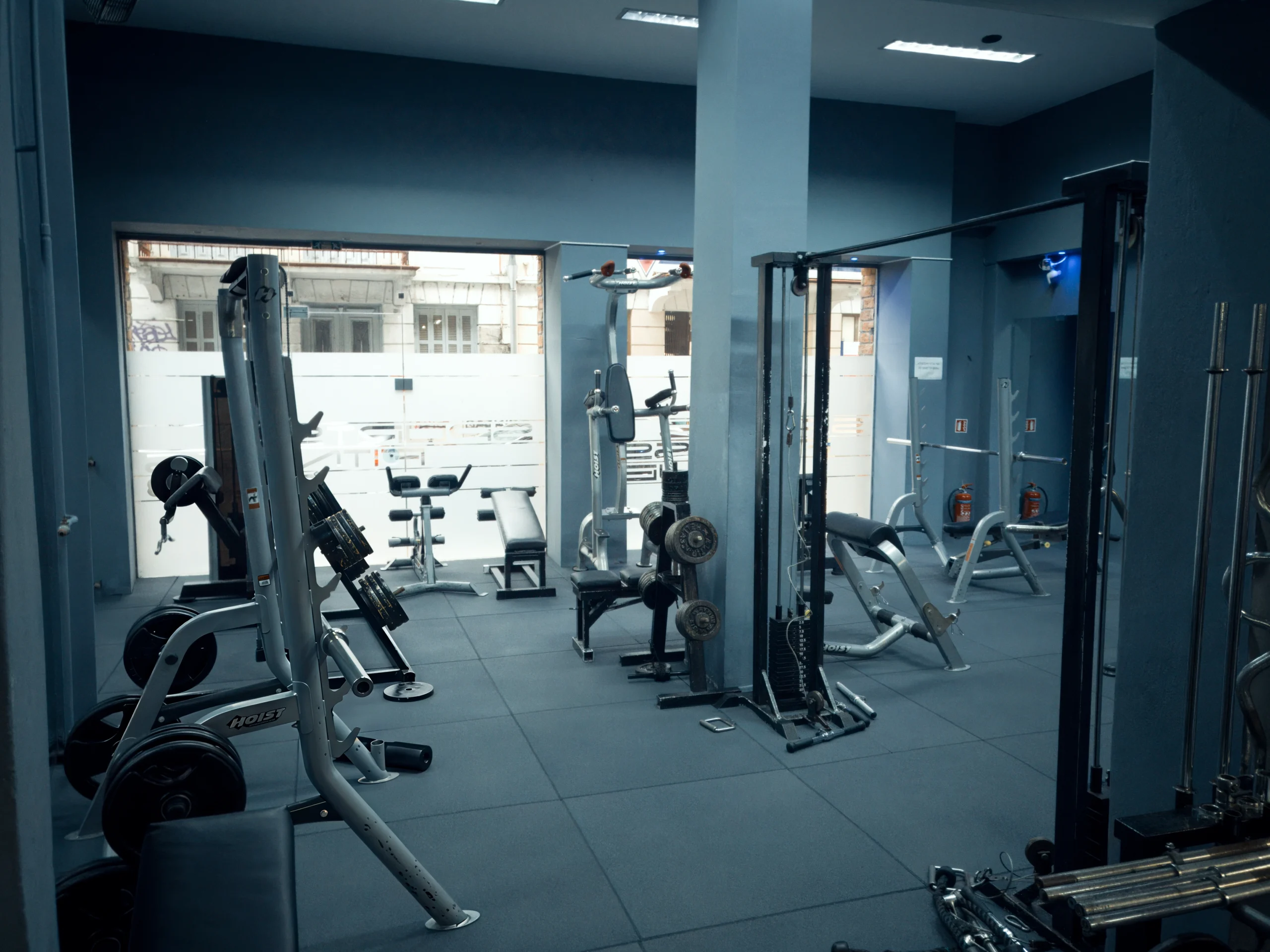 Αίθουσα ελευθέρων βαρών — Sport Fitness Club, Δράμα