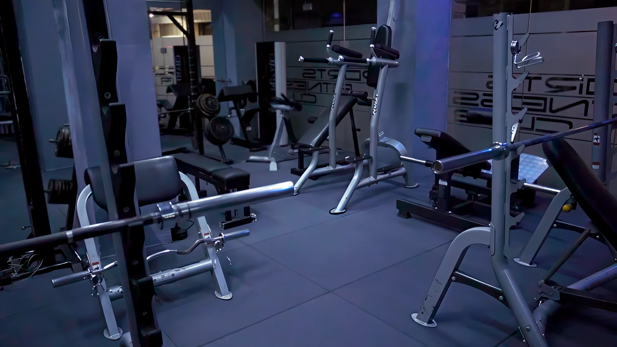Ελεύθερα βάρη στο γυμναστήριο Sport Fitness Club, Δράμα